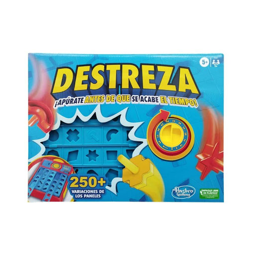 Juego De Mesa Destreza Hasbro Hasbro Gaming  x 1 El Juego de Mesa Destreza de Hasbro es un emocionante desafío de rapidez y precisión en el que los jugadores deben encajar todas las figuras geométricas en sus respectivos espacios antes de que el tem
