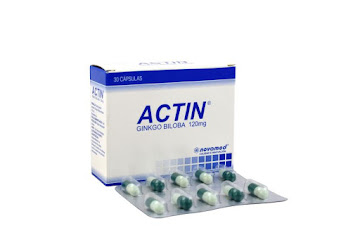 Actin 120 mg Caja x 30 Cápsulas  