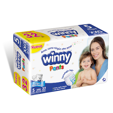 Pañales Winny Pants Etapa 5 G Pañales x 32 und undefined