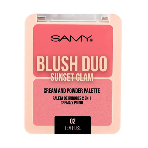 Rubor Samy Duo Sunset Glam Tono 02 Estuche x 7.4 g