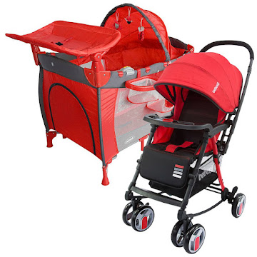 Solo Online Corral Cuna Bebesit   Traveller Coche Rocking Twister Rojo X 1 Unidad 