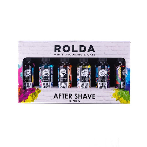 Kit Tónicos- Calma la  irritación - Rolda - Fragancia exclusiva - pack X 6 Und Rolda Caja x 1 Kit Tónicos After Shave: calma, hidrata y refresca la piel tras el afeitado. Fragancias intensas 100% masculinas para cada estilo: Freestyle (libre), Midnight (atractivo), Sunshine (discreto), Urban (