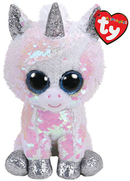 Peluche TY Flippables Diamond Unicornio Blanco Regular x 1Unidad   