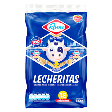 Galletas Ramo Lecheritas 18 Paquetes x 342 gr  