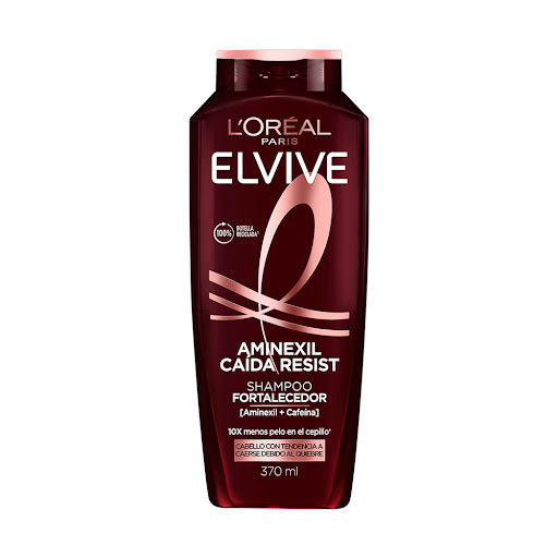 Shampoo Elvive L'Oréal París Anticaída Aminexil Botella x 370 ml