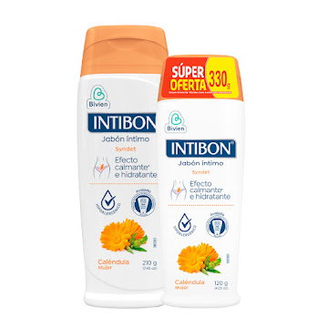Jabón Íntimo Intibon Caléndula Mujer Pack x 2 und  