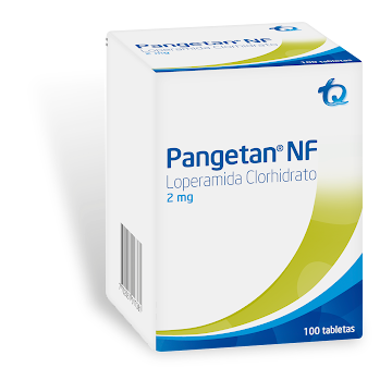 Pangetan NF Loperammida Clorhidrato 2 mg Tecnoquímicas Caja x 100 Tabletas  