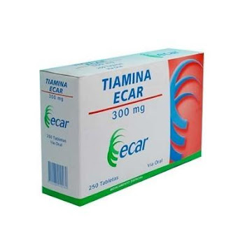 Tiamina Ecar 300 mg Caja x 250 Tabletas  