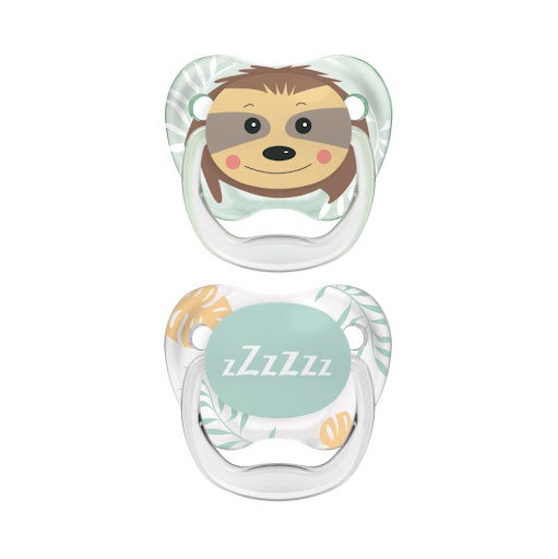 Chupo Entretencion Prevent Animal N2 Verde Dr Browns Tetina x 1 ¡Calmar al bebé con seguridad nunca ha sido tan inteligente! Los chupetes Dr. Brown’s® PreVent™ son tan adorables como efectivos. Diseñados por un dentista pediátrico, la pera 100 % de silicona cuenta