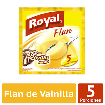 Flan Royal En Polvo Sabor A Vainilla x 40 gr  