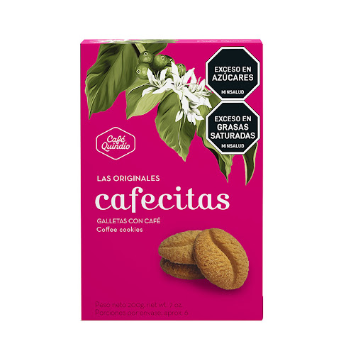 Galletas Cafecitas Café   Quindío Caja x 200 gr