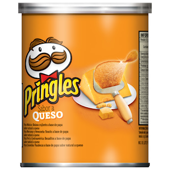 Pasabocas Pringles Papas Crujientes Queso X40g.                          