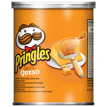 Pasabocas Pringles Papas   Crujientes Queso X40g.                        