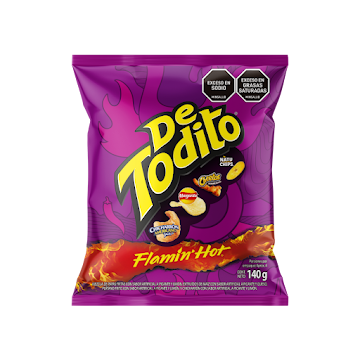 Pasabocas De Todito Flamin Hot x 140 gr  