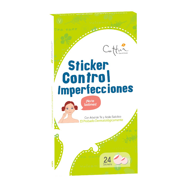 Banda Facial Cettua Sticker Control Imperfecciones x 24 und  