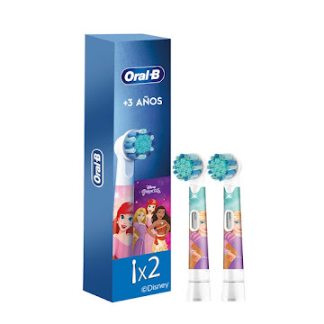 Cabezal Redondo de Repuesto Oral-B Disney Princesas Caja x 2 und  