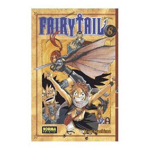 Fairy Tail No. 8 Editorial Norma Libro x 1.0 FAIRY TAIL 08   Autores:Hiro Mashima  Colecciones:CÓMIC MANGA  Editoriales:NORMA Editorial  Series:FAIRY TAIL   El gremio de magos Fairy Tail es el más temido de todo el reino. Allí conviven los magos