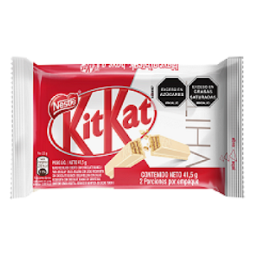 Chocolatina Kit Kat   Dedos Chocolate Blanco x 41.5 gr 