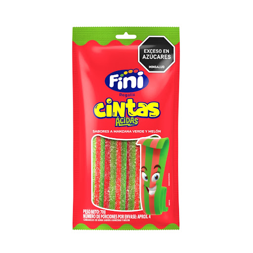 Dulce Cinta Fini Manzana Melón Paquete x 70 gr