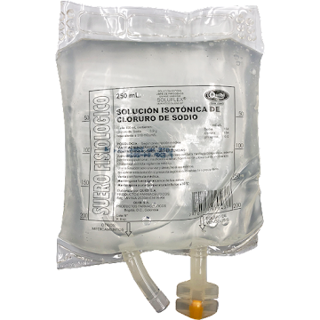 Suero Fisiológico Quibi Bolsa x 250 ml  