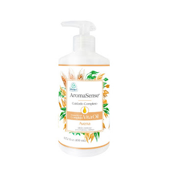 Jabón Liquido Aromasense Avena Botella x 400 ml  
