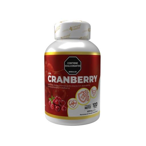 Cranberry Arándano – Salud Urinaria y Antioxidante- Caramelo NATURAL HEALTH PASTILLERO x 1 Suplemento natural de arándano que apoya la salud del tracto urinario y aporta antioxidantes que ayudan a proteger el organismo. Ideal para promover bienestar y cuidado diario.