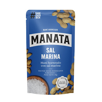 Maní Horneado Manata Sal Marina x 30 gr  