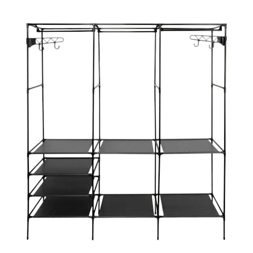 Closet Organizador De Ropa Y Zapatos De Gran Capacidad UNIMARC Unidad x 1 Optimiza tu espacio con este versátil closet organizador. Su estructura metálica resistente te brinda la estabilidad que necesitas para mantener tu ropa, zapatos y accesorios en perfecto orden. Con un