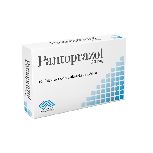 PANTOPRAZOL COLMED 20MG X 30 TABLETAS                                 