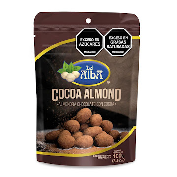 Pasabocas Del Alba Almendras Con Cocoa x 100 gr  