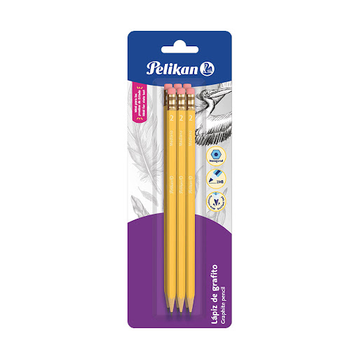 Lápiz Pelikan Grafito x 6 und