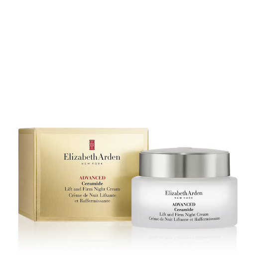 Crema Nocturna Reafirmante con Ceramidas Elizabeth Arden 50 ml Elizabeth Arden Caja x 1 Crema de noche rica en ceramidas que hidrata profundamente y apoya la renovación mientras duermes, para una piel más firme y rellena al despertar