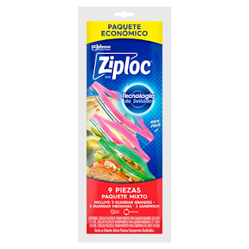 Bolsas Ziploc Multipack Mixto x9 und  