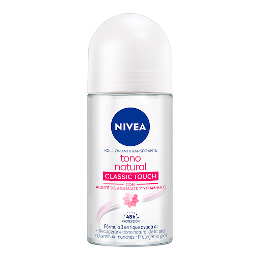 Desodorante NIVEA   Aclarado Natural Classic Touch 48H x50Ml