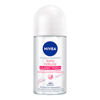 Desodorante NIVEA   Aclarado Natural Classic Touch 48H x50Ml  