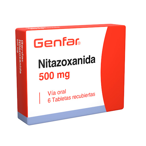 Nitazoxanida 500 mg Genfar Caja x 6 Tabletas