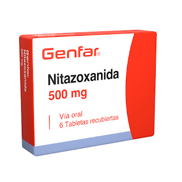 Nitazoxanida 500 mg Genfar Caja x 6 Tabletas  