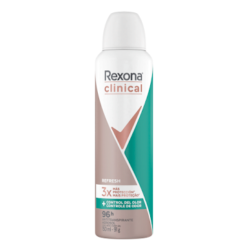 Desodorante Rexona Clinical Intense Fresh Mujer Aerosol x 91 gr  