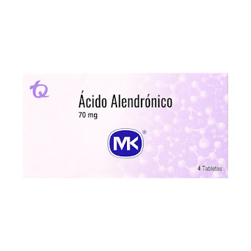 Alendronato 70 mg MK Caja x 4 Tabletas  