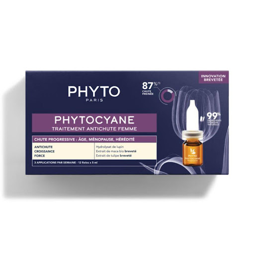 Tratamiento Phytocyane Anticaída Progresivo Mujer PHYTO caja con 12 Ampolletas x 1 undefined