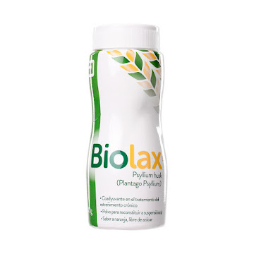 Biolax Fibra Natural Psllium polvo 70g Granulado x 340gm  