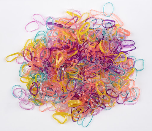 Cauchos Silicona Scunci Colores Surtidos x 500und