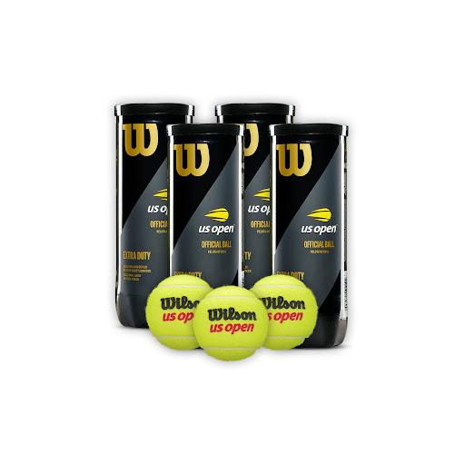 Combo Pelotas de Tenis Wilson Us Open Extra Duty 3P X 4T Wilson Tarros x 4 