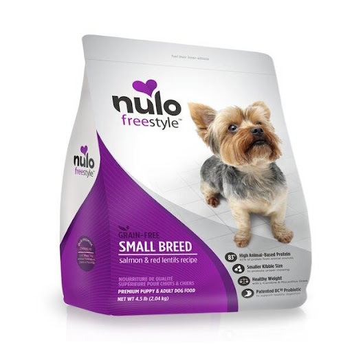 NULO C PUPPY-ADULTO SMALL BREED SALMON 4,98 KG Nulo  x 1 Alimento sin granos para perros de raza pequeña, con salmón y lentejas, formulado para una nutrición óptima y una digestión saludable.