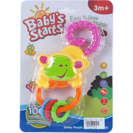 Sonajero Mico Blister Para Bebe Plasticos Asociados Blister x 1 Los sonajeros para bebés están diseñados para estimular el desarrollo sensorial y la motricidad fina desde los primeros meses de vida. Gracias a sus diferentes texturas, colores llamativos y sonidos i