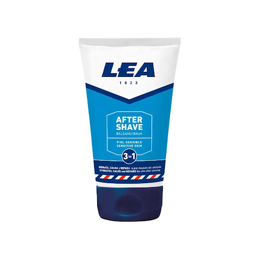 LEA After Shave Bálsamo 3 en 1 Post Afeitado 125 gr LEA Frasco x 1 El after shave LEA  3 en 1 es un bálsamo para después del afeitado, con Vitamina E, Aloe Vera, Bisabolol y Alantoína, que protege e hidrata la piel eficazmente durante todo el día. Su fórmula especial