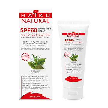 Protector Solar HAIKO NATURAL SPF60 Alto Espectro Caja x 80 ml  