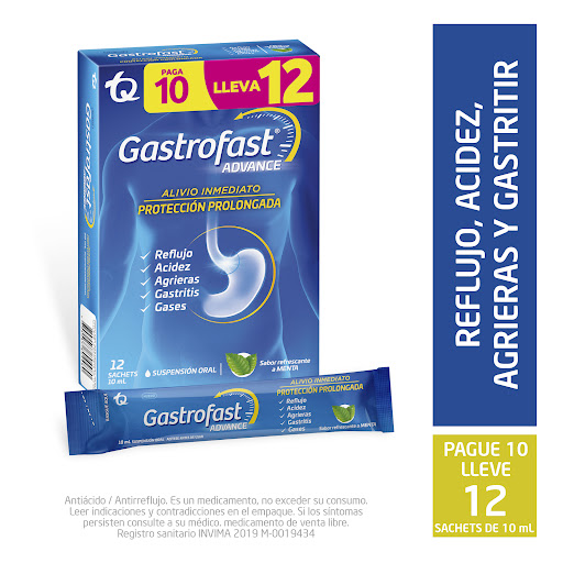 //Oferta Gastrofast Advance Caja x 12 Sachets Pague 10 lleve 12