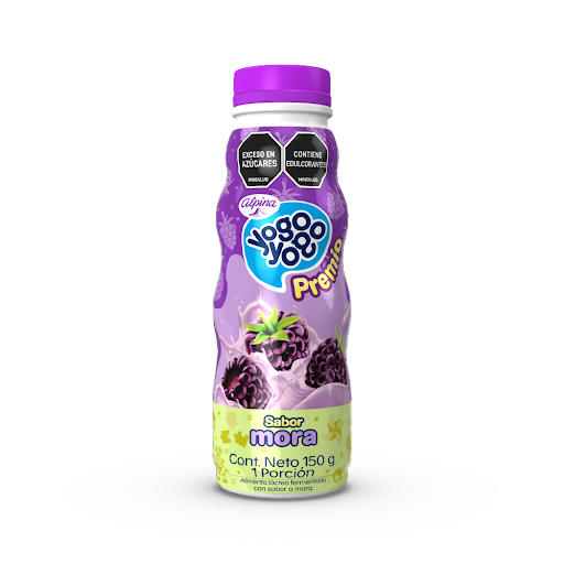 Yogurt Yogo Yogo Premio Mora Botella x 150 gr