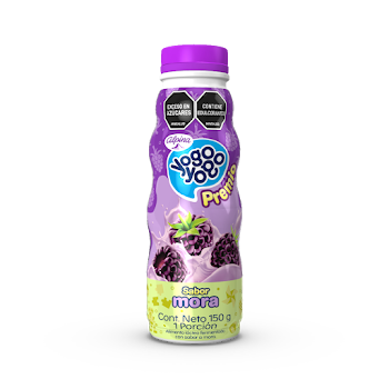 Yogurt Yogo Yogo Premio Mora Botella x 150 gr  